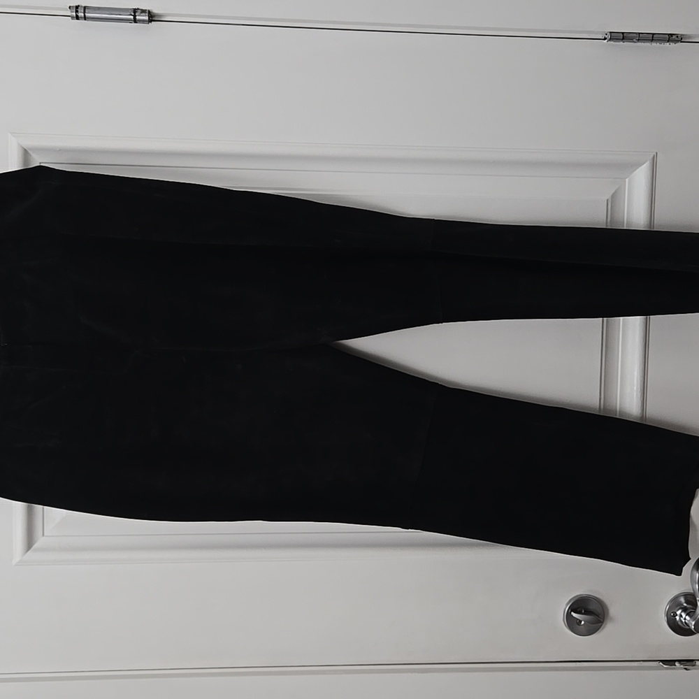 Black Real Suede Pants W 16